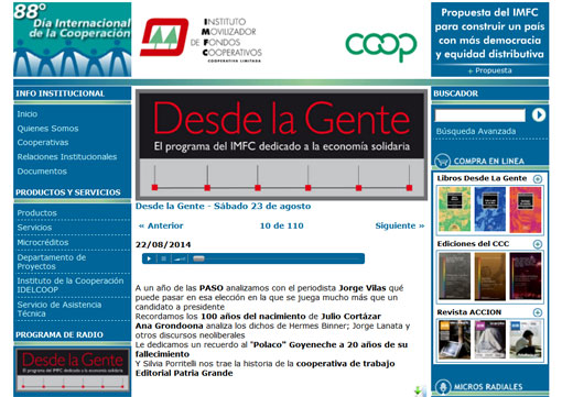 Programa Desde la Gente.